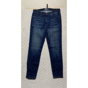 Judy Blue Jeans Women Size 15/32 Blue Denim Straight Skinny Stretch ‎ W32 L28